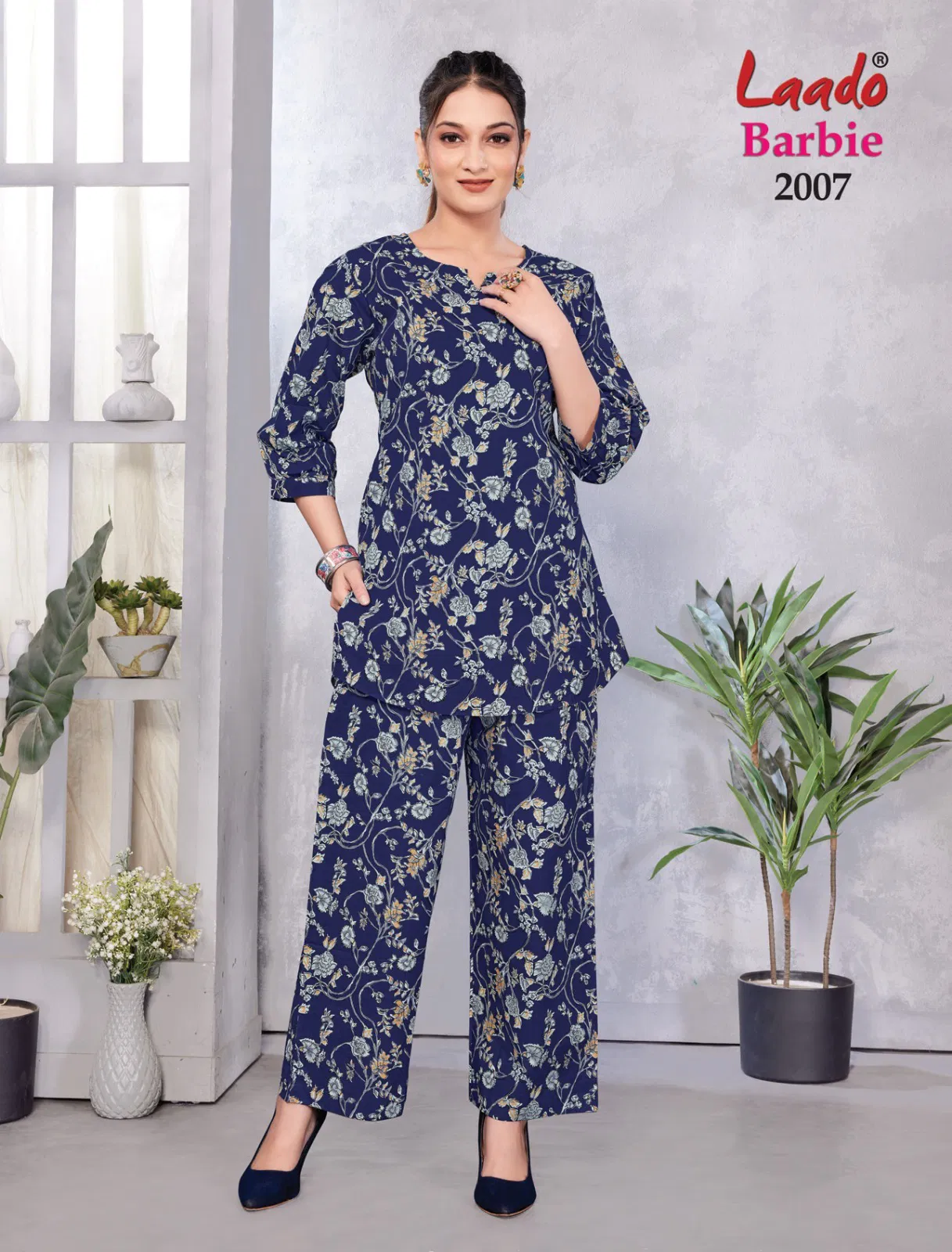 Barbie Vol 2 By Laado Cotton Printed Ladies Co Ord Set Exporters In India